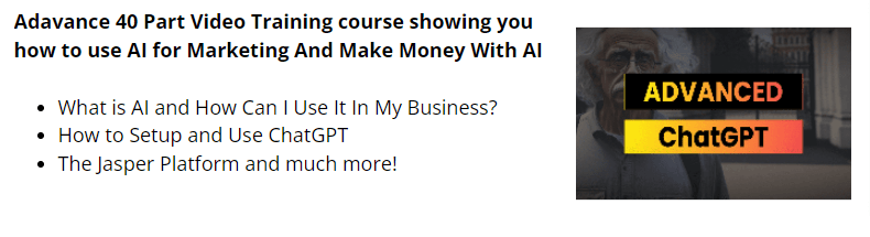 Advanced AI ChatGPT Marketing Lifetime Membership