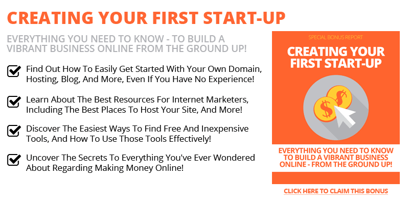 Creating Your First Start-Up